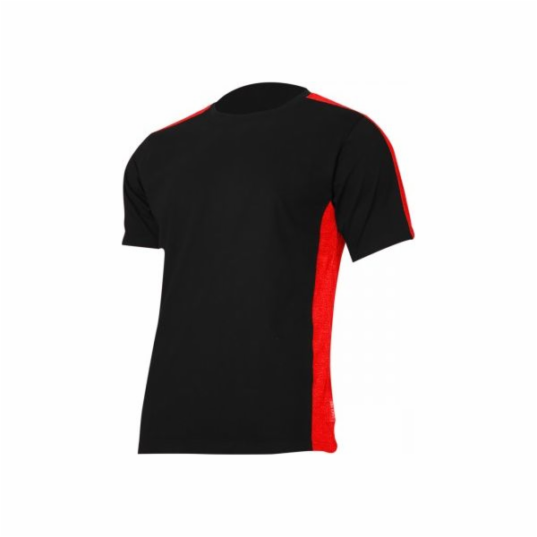 Lahti Pro Tričko 180G/M2, černočervené XL (L4022704)