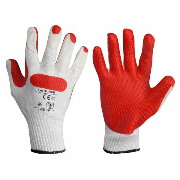 Lahti Pro Ochranné rukavice potažené silnou vrstvou latex...