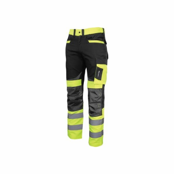 Lahti Pro Reflexní kalhoty Hi-Res, černo-žluté, 2XL (L405...