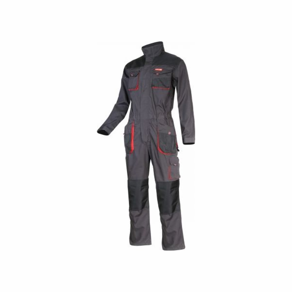 Lahti Pro Oblečení Suit Graphite, červené M/50 (L4150350)