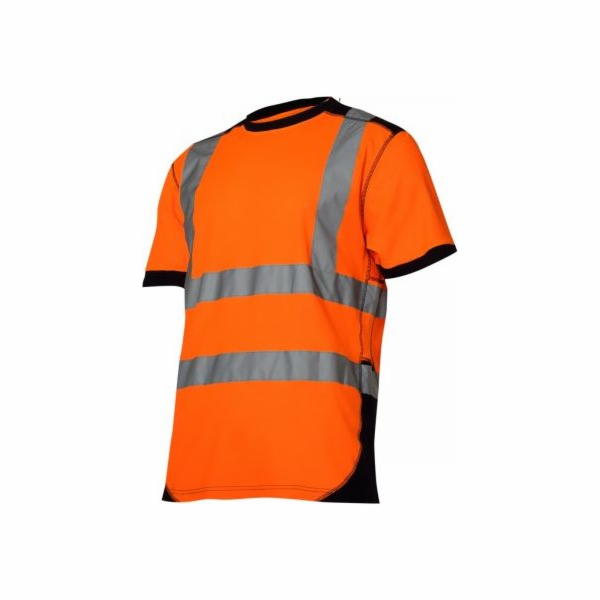 Lahti Pro Tričko s výstrahou, oranžovo-černé, velikost S ...