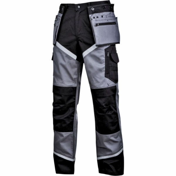Lahti Pro Černošedé kalhoty s reflexními pruhy, 2XL, CE, ...