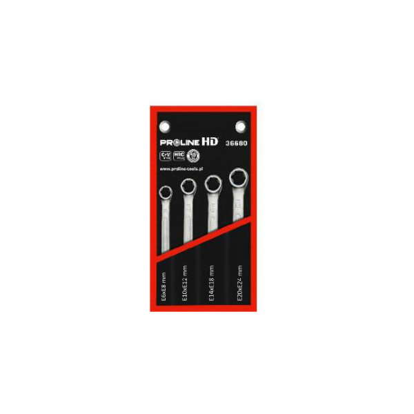 Pro-Line Sada oboustranných očkových klíčů Torx E6-E24, 4...