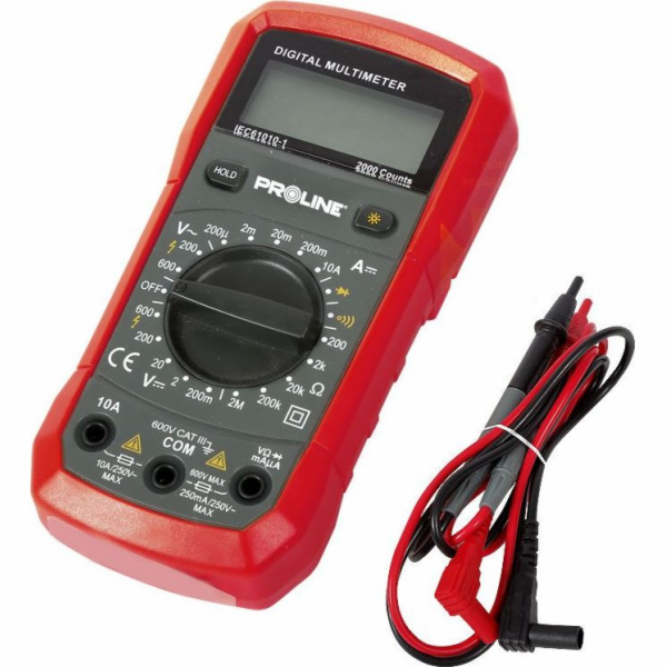 Pro-Line Multimetr 600V, CE, Proline