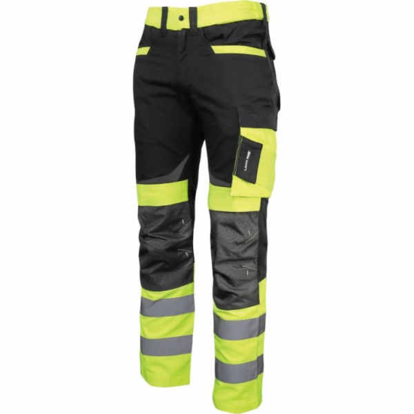 Lahti Pro Reflexní kalhoty Hi-Res, černožluté, XL (L4051104)