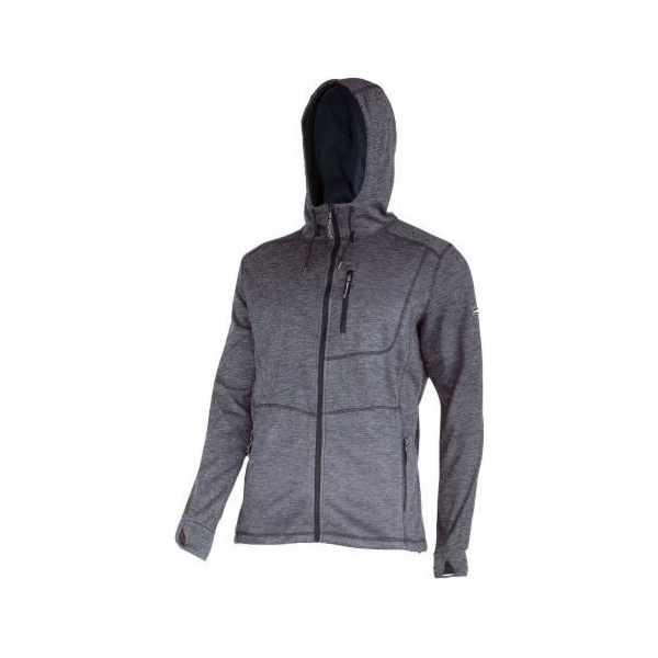 Lahti Pro Mikina s kapucí se zipem, šedá, 3XL, CE, LAHTI