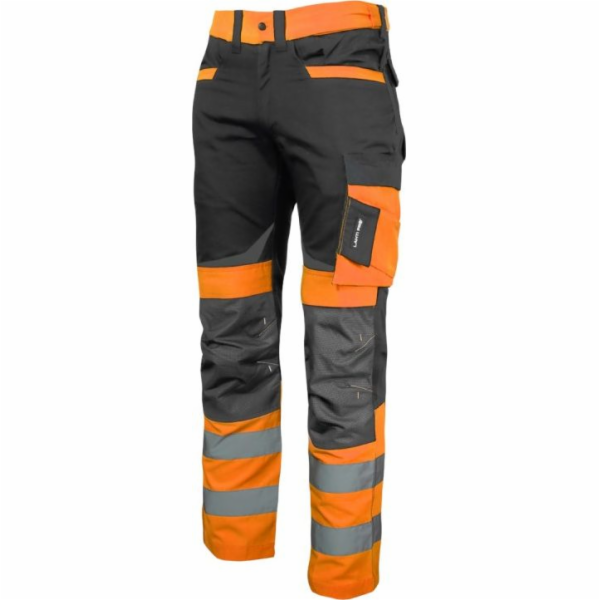Lahti Pro Reflexní kalhoty Hi-Res, černo-oranžové, veliko...