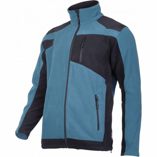 Lahti Pro Mikina Reinforced Fleece tyrkysová a černá L (L...