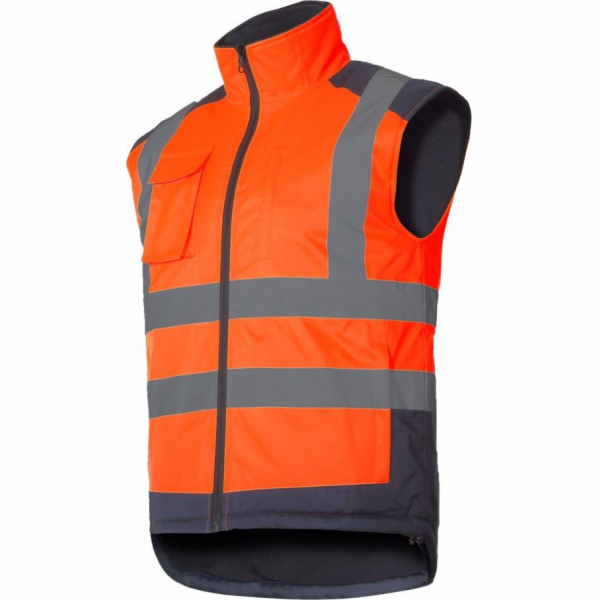 Lahti Pro OBOUSTRANNÁ VÝSTRAŽNÁ VESTA, ORANŽOVÁ, S, CE, L...
