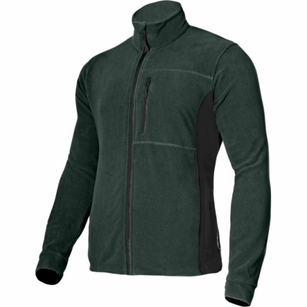 Profix Zeleno-černá fleecová mikina XL (L4011804)
