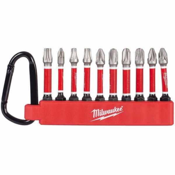 Milwaukee Sada nářadí MILWAUKEE BIT SET 10dílná KARABINA