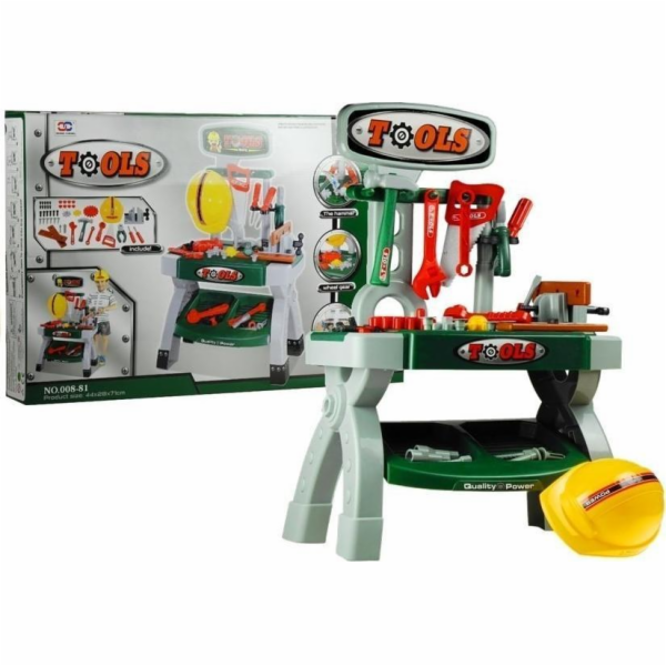 LeanToys Workshop DIY Nástrojový stůl Helma Pila Svěrák