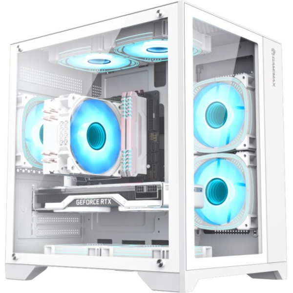 GameMax Skříň Gamemax | Skříň | INFINITY MINI WHITE | M-ATX