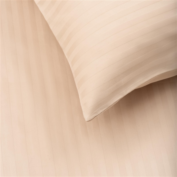 DOMOLETTI Ložní souprava Pruhované Pískové 200x220 cm