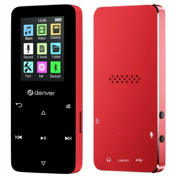 Denver MP4 přehrávač MP-1830R BT 1.8 4GB červený