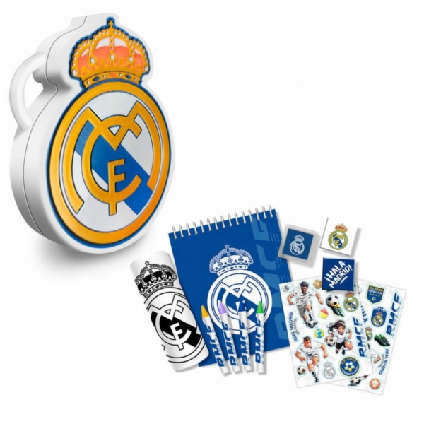 KIDS DĚTSKÁ kreativní sada 3D Real Madrid Zápisníky Paste...