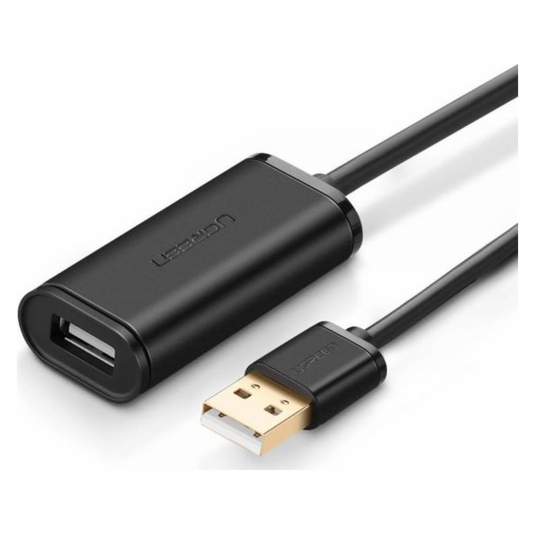 Ugreen USB-A - USB-A USB kabel 15 m černý (UGR405BLK)