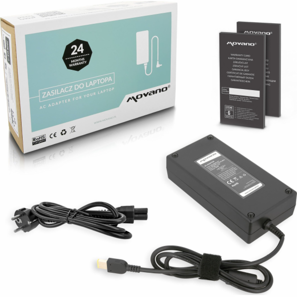 Movano Napájecí adaptér pro notebook 230W, tenký konektor...