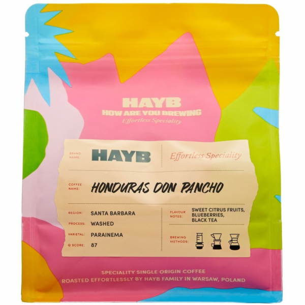 HAYB Kávová zrna Honduras Don Pancho 250 g