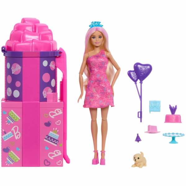 Mattel Barbie Rise & Surprise panenka - Narozeninové přek...