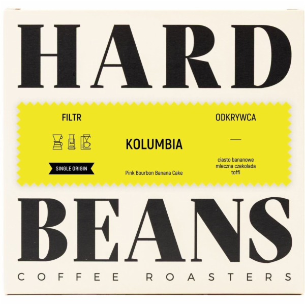 Hard Beans Kávová zrna Colombia Pink Bourbon Banana Cake ...