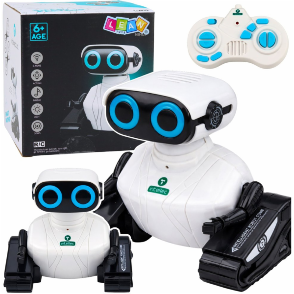 LeanToys Inteligentní dálkově ovládaný robot na kolejích,...