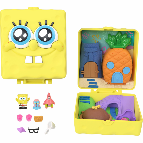 Mattel Polly Pocket - SpongeBob v kalhotách - kompaktní s...