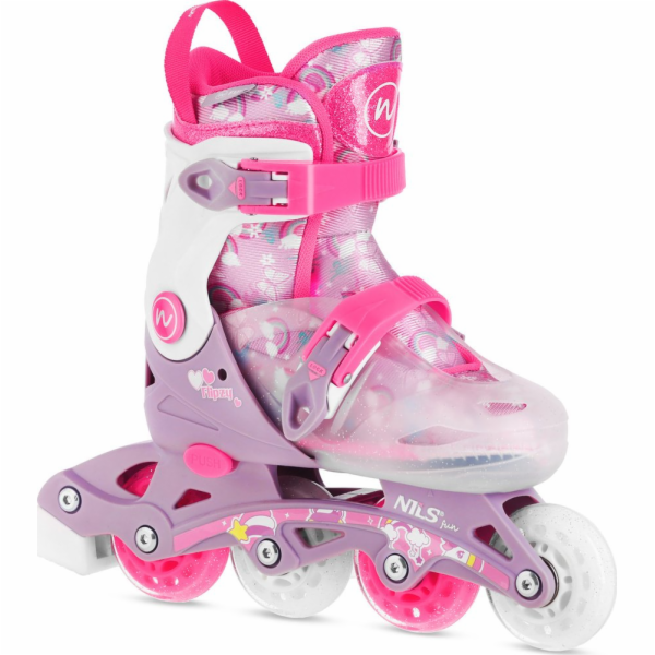Nils Extreme Kolečkové brusle NJ1025 FLIPZY PINK VELIKOST...