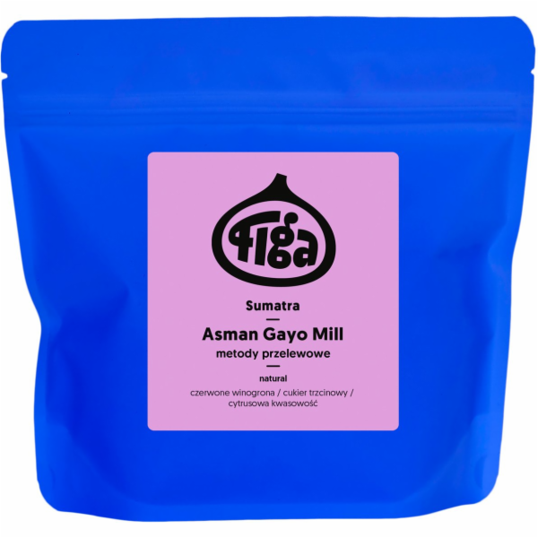 Figa Coffee kávová zrna Sumatra Asman Gayo Mill kávová zr...