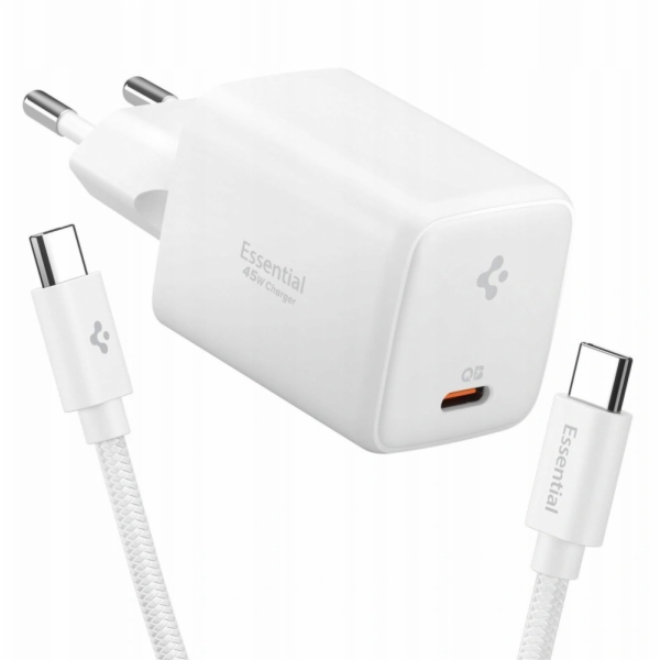 Spigen Nabíječka SPIGEN EE451EU ESSENTIAL 1PORTOVÁ SÍŤOVÁ...