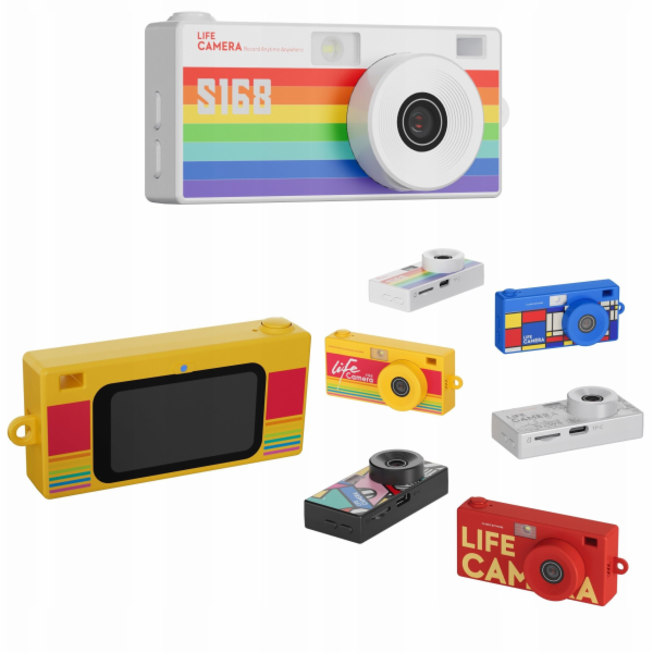 Xrec Mini Camera Retro Videokamera 2k Přívěsek na klíče s...