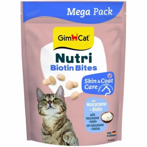 Gimborn GIMCAT NUTRI BITES BIOTIN MASCARPONE 425g /12