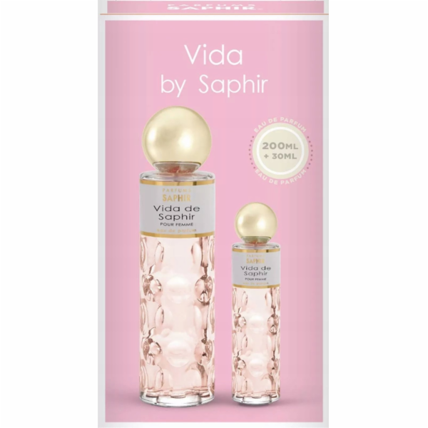 Alkotest Saphir SAPHIR Vida EDP sprej 200ml + EDP sprej 30ml