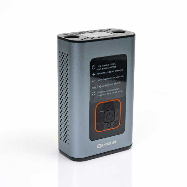 Platinet 3v1 Powerbanka 4000 mAh, digitální kapesní kompr...