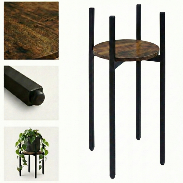 Edaxo Vysoký květinový stojan LUM, 32 x 60 cm