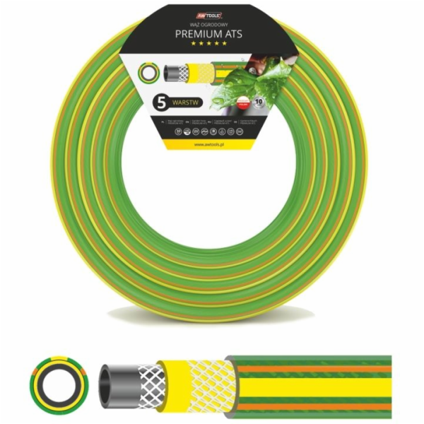 AWTools Zahradní hadice Premium ATS 1/2 50 m (AW70406)