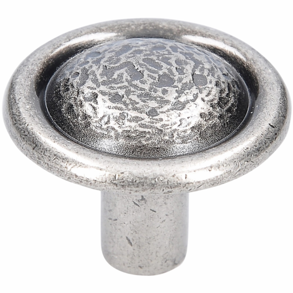 Siro Nábytková úchytka 1579 kovová stříbrná antika O 37 mm