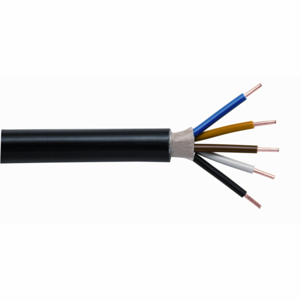 Sonstige Zemní kabel NYY-J 5 x 1,5 černý 1 m