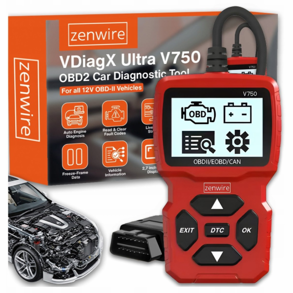 Zenwire tester rozhraní skener počítačová diagnostika dis...