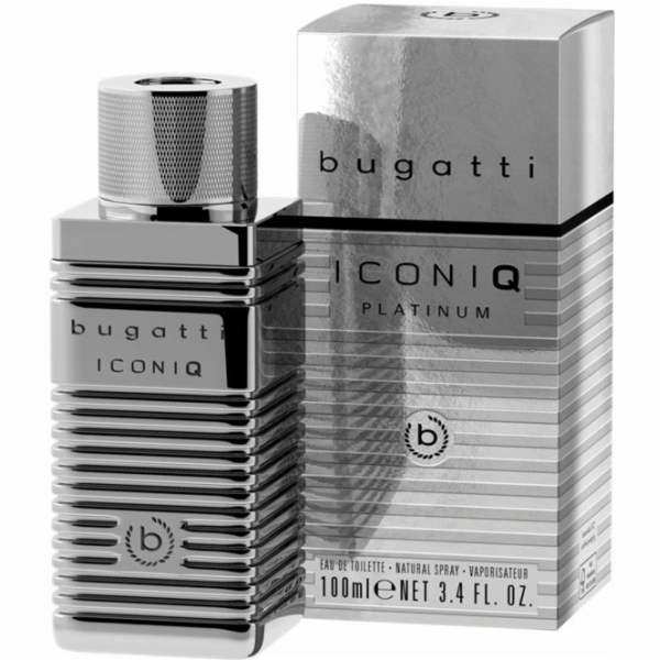 Sirowa BUGATTI Iconiq Platinum toaletní voda pro muže 100 ml