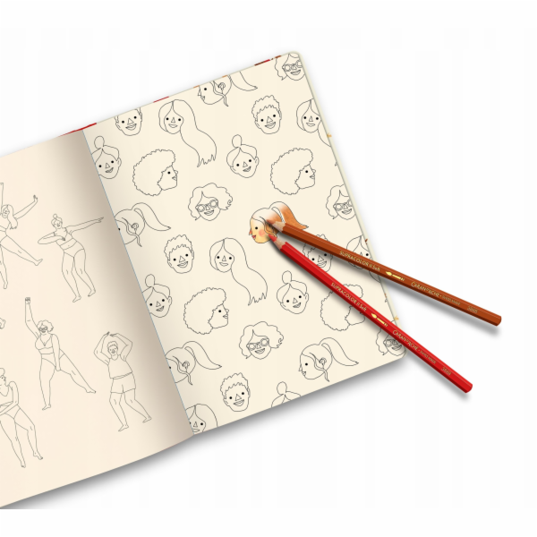 Caran d`Arche Sketchbook CARAN D'ACHE Nina Cosford, A5, b...