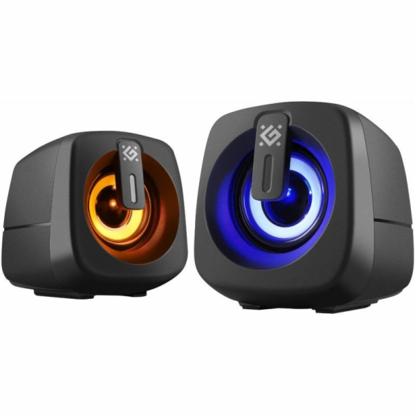 Defender J1 2.0 6W LED USB počítačové reproduktory černé