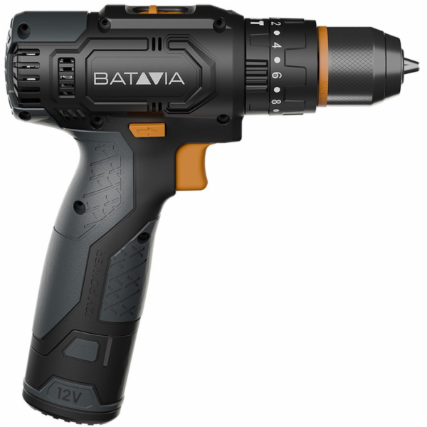 BATAVIA Sada kombinovaných vrtaček 12V 2.0 (1 x baterie 2...