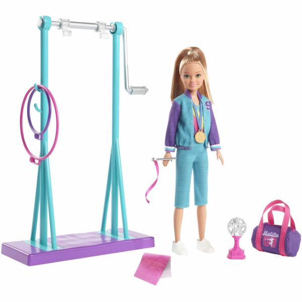 Mattel Panenka Barbie Team Stacie Gymnastka (GBK59)