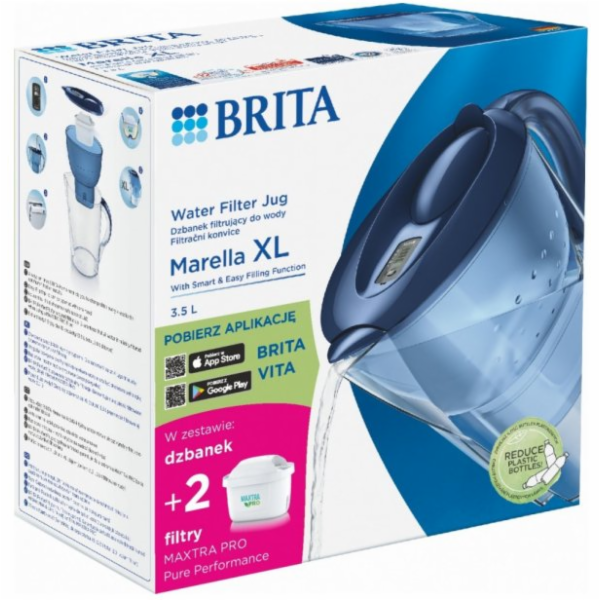 Brita filtrační konvice 3,5 l Marella XL filtrační konvic...