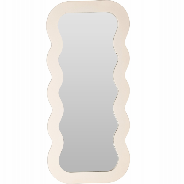 Home Styling Collection Dekorativní zrcadlo ve vlnitém rá...