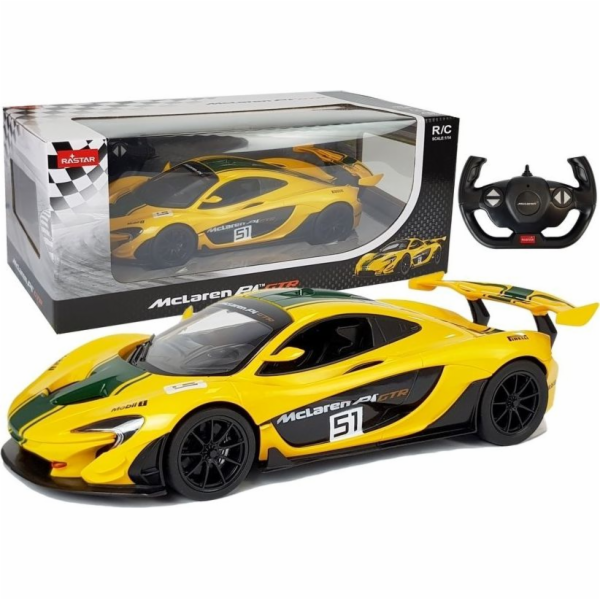 Rastar Auto R/C McLaren P1 GTR Rastar 1:14 žlutý dálkový ...