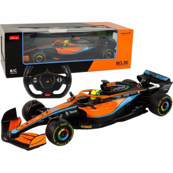Rastar McLarenF1 1:12 oranžové závodní RC auto