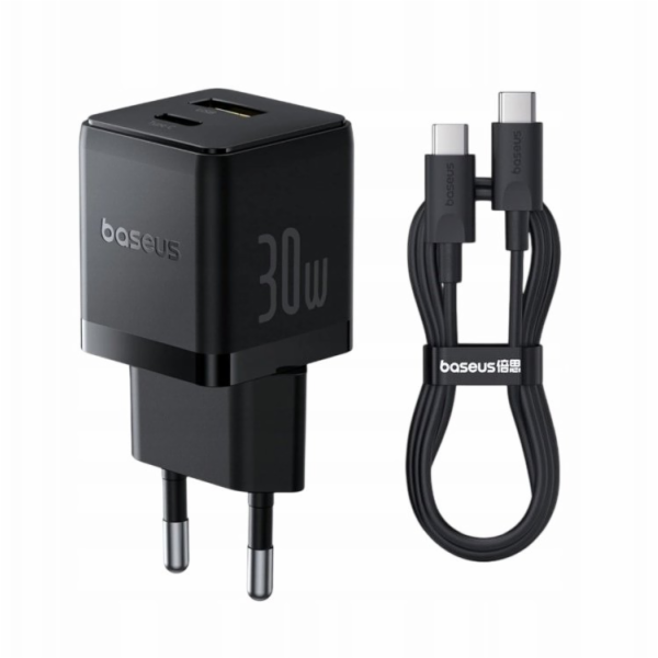 Baseus Nabíječka Palm do zásuvky 30W USB + USB-C QC3.0 PD...