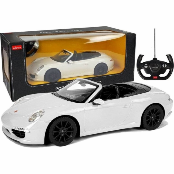 Rastar Auto R/C Porsche 911 Carrera S Rastar 1:12 Bílá